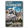 1pc Mount Rushmore National Park Vintage Metal Sign - 8"X12" Waterproof Iron Wall Art, Artistic Poster For Home, Bar, Cafe, Garage Decor - Durable, No Electricity Needed, Outdoor Wall Decor